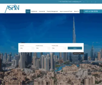 Aspinip.com(Aspin International Properties L.L.C) Screenshot