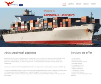 Aspinwalllogistics.com(Aspinwall) Screenshot