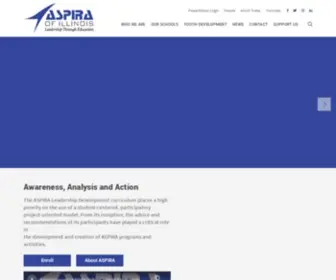Aspirail.org(ASPIRA of Illinois) Screenshot