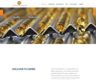 Aspire-Pharma.com(Aspire Pharmaceuticals) Screenshot