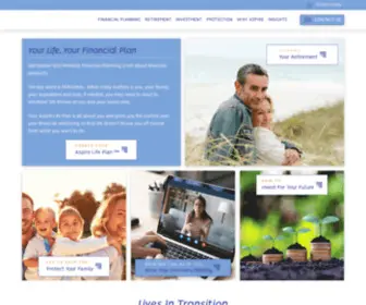 Aspire-Wealth.com(Financial Advisor Dublin) Screenshot