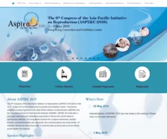 Aspire2019.com(ASPIRE 2019) Screenshot