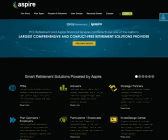 Aspire401K.com(Aspire) Screenshot