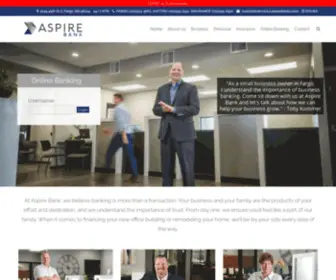 Aspirebanks.com(Aspire Bank) Screenshot