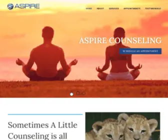 Aspirecounselingonline.com(Aspire Counseling) Screenshot