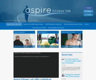 Aspirefitnesslab.com(Aspire Fitness Lab Home) Screenshot