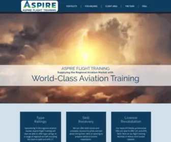 Aspireflight.com(Aspire Flight Training World) Screenshot