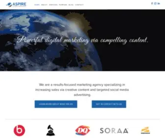 Aspiregm.com(Aspire Global Marketing) Screenshot