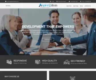 Aspireideas.com(Web development) Screenshot