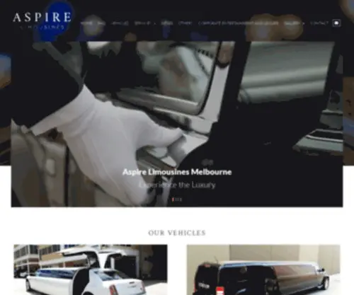 Aspirelimousines.com.au(Aspire Limousines) Screenshot