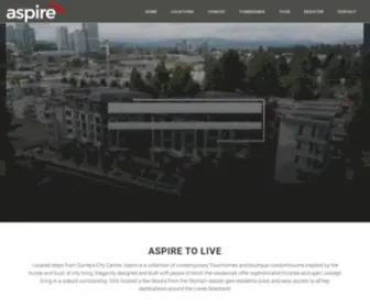 Aspireliving.ca(Aspire Living) Screenshot