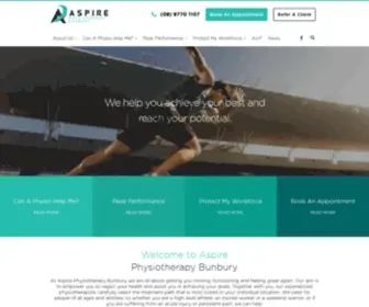 Aspirephysiobunbury.com.au(Aspire Physiotherapy Bunbury) Screenshot