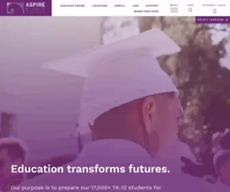 Aspirepublicschools.org(Aspire Public Schools is a K) Screenshot
