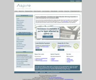 Aspireservicingcenter.com(Aspire Servicing Center) Screenshot