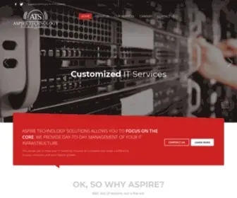 Aspiretechnologysolution.com(Superior Solutions to IT Problems) Screenshot