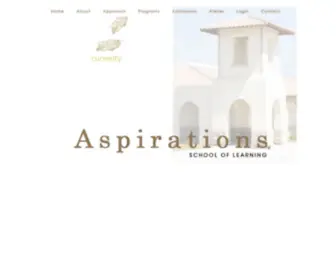 Aspiringchild.com(Aspirations Child Learning Center) Screenshot