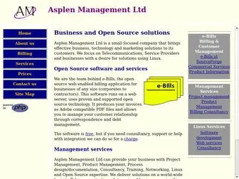 Asplen.co.uk(Asplen Management Ltd) Screenshot