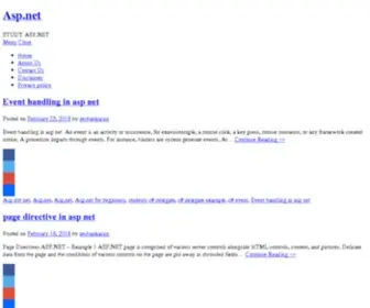 Aspnetcenter.com(ASP Net) Screenshot