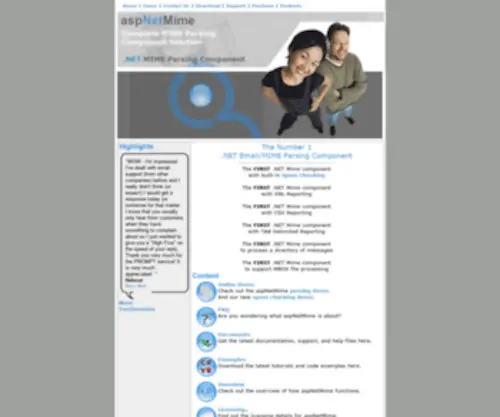 Aspnetmime.com(Aspnetmime) Screenshot