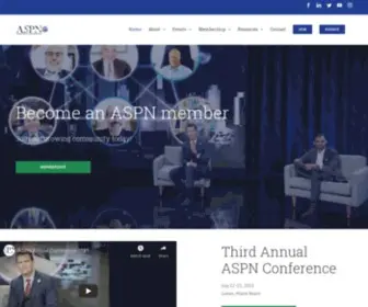 Aspnpain.com(The American Society of Pain & Neuroscience) Screenshot