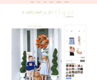 Aspoonfulofstyle.com(A Spoonful of Style) Screenshot