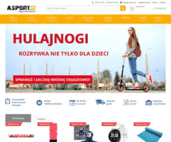 Asport.com.pl(Sklep Sportowy Asport) Screenshot