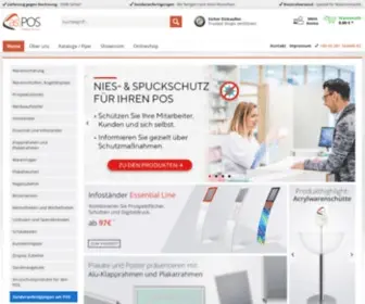 Asposdisplay.com(Onlineshop für den POS) Screenshot