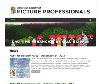 ASPP.com(American Society of Picture Professionals) Screenshot