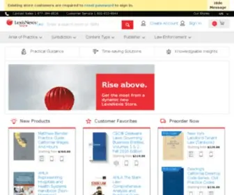 Aspratt.com(LexisNexis Store) Screenshot