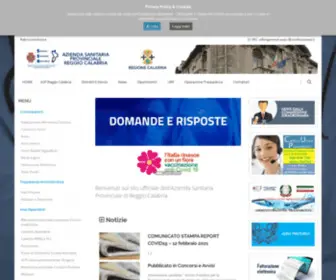 ASPRC.it(Azienda Sanitaria Provinciale di Reggio Calabria) Screenshot