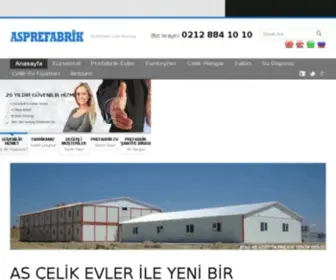 Asprefabrik.com(AS prefabrik) Screenshot