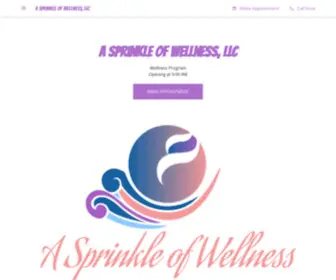 Asprinkleofwellness.com(A Sprinkle of Wellness) Screenshot