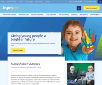 Aspriscs.co.uk(Aspris Children's Services) Screenshot