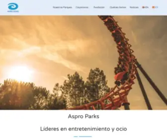 Asproparks.com(Aspro Parks) Screenshot