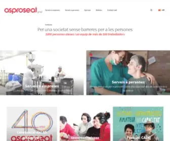 Asproseat.org(Serveis a persones i empreses) Screenshot