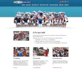 Asprosport.ch(AS Pro Sport GmbH) Screenshot