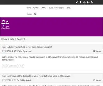 Aspsolution.net(AspSolutions) Screenshot