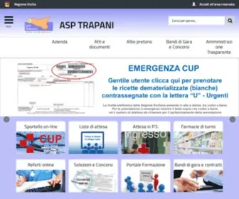 Asptrapani.it(Portale dei servizi on) Screenshot
