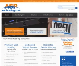 Aspwebhosting.com(ASP.NET 2.0 hosting) Screenshot