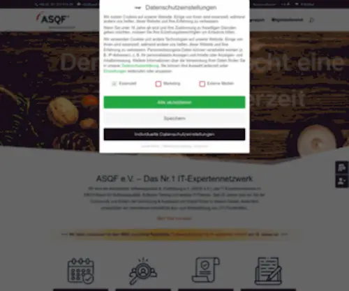 ASQF.de(Expertennetzwerk) Screenshot