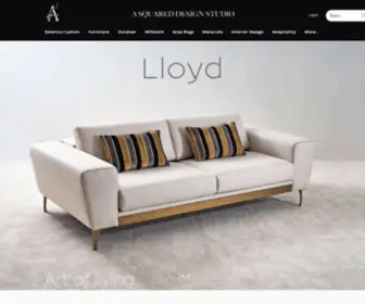 Asquareddesignstudio.com(Custom High End Furniture Manufacturer Company) Screenshot