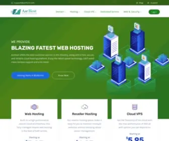 Asrhost.com(Blazing Fastest Web Hosting Solutions) Screenshot