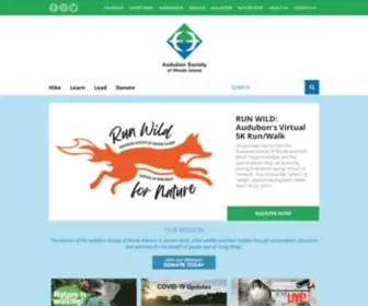 Asri.org(Audubon Society of Rhode Island) Screenshot