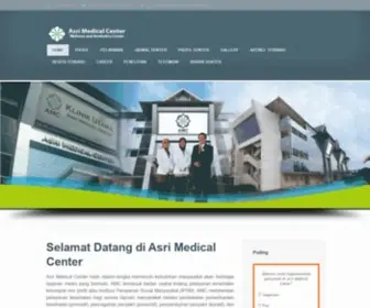 Asrimedicalcenter.com(Asri Medical Center) Screenshot