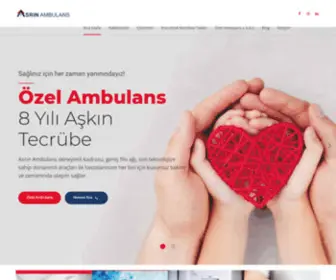 Asrinambulans.com.tr(Özel Ambulans ve Fiyatları) Screenshot