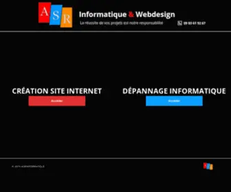 Asrinformatique.fr(ASR INFORMATIQUE & WEBDESIGN) Screenshot