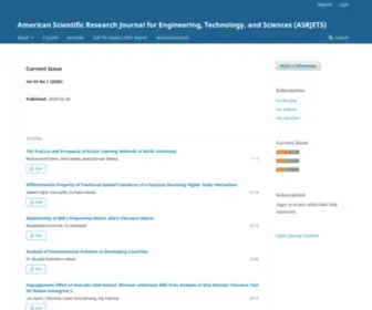 Asrjetsjournal.org(Multidisciplinary reputable Peer reviewed journal) Screenshot