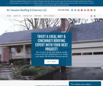 ASRLLC.org(All Seasons Roofing & Exteriors LLC) Screenshot