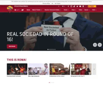 Asroma.com(AS Roma) Screenshot