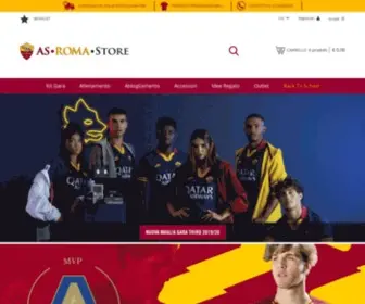 AsromaStore.com(AS Roma Store) Screenshot